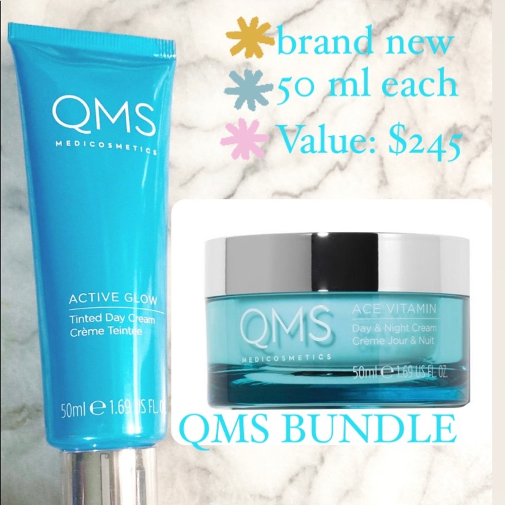NEW QMS BUNDLE MOISTURIZER & EYE CREAM